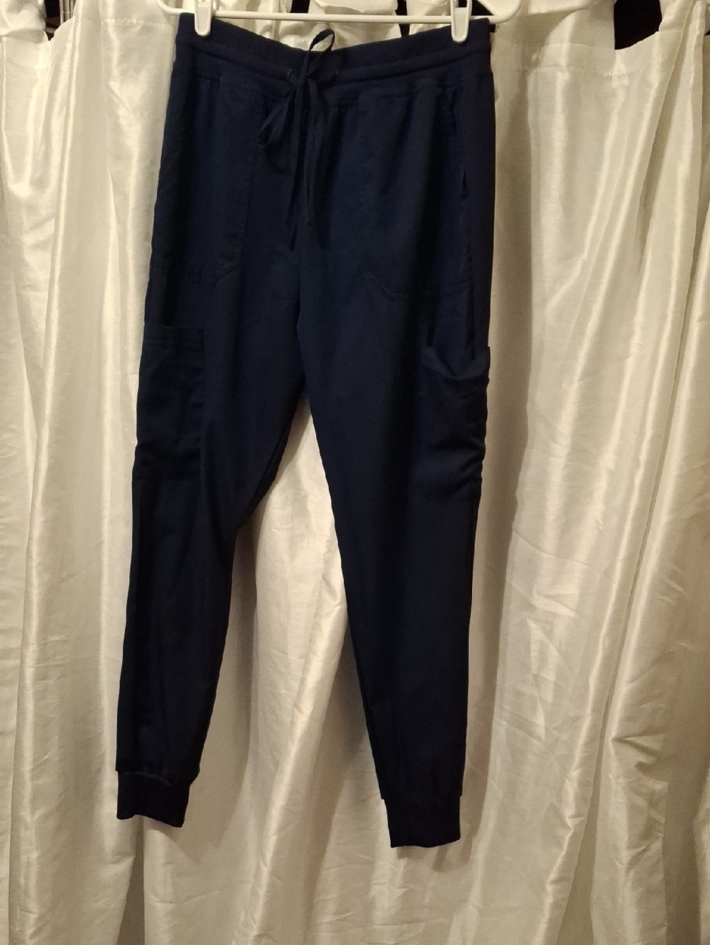 Women's Navy Drawstring Jogger Pants